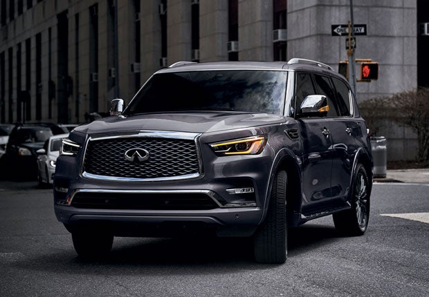 2024 INFINITI QX80 Key Features - HYDRAULIC BODY MOTION CONTROL SYSTEM | Crossroads INFINITI of Raleigh in Raleigh NC